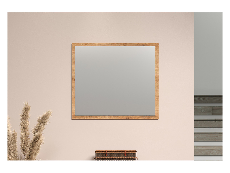 Lustro ścienne Esteban 80 cm dąb evok