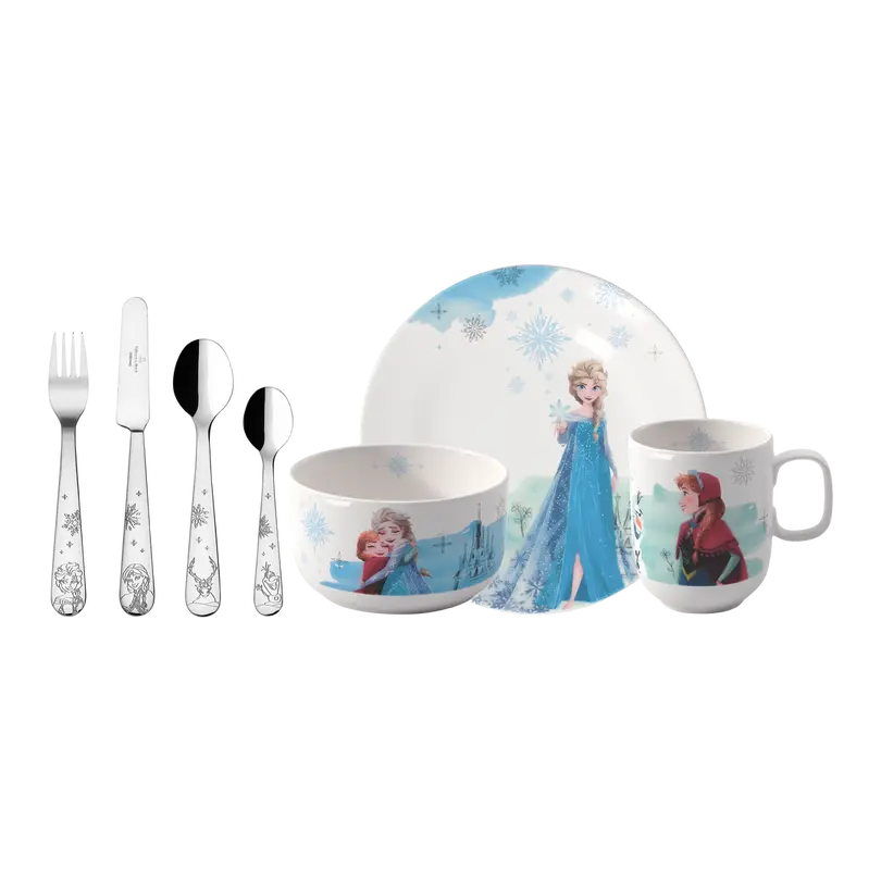 Kinder Geschirr-Set 7-teilig Frozen