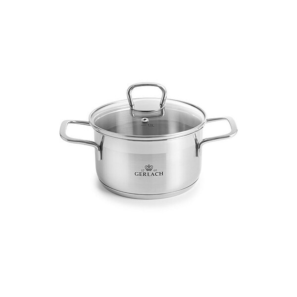 BRAVA Stainless Steel Pot Set With Lids 8 pcs