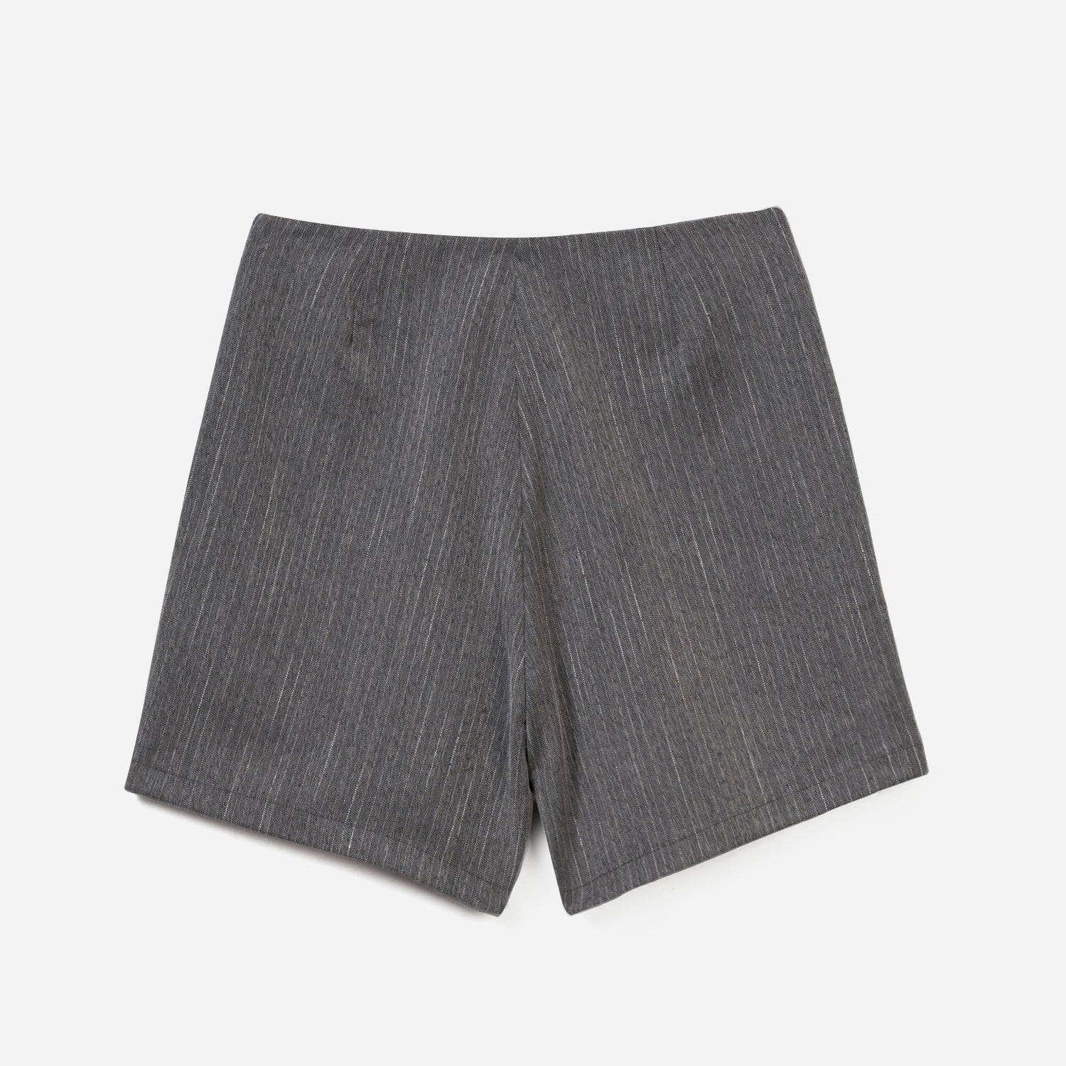 Jupe-short TEXTO grise à rayures tennis