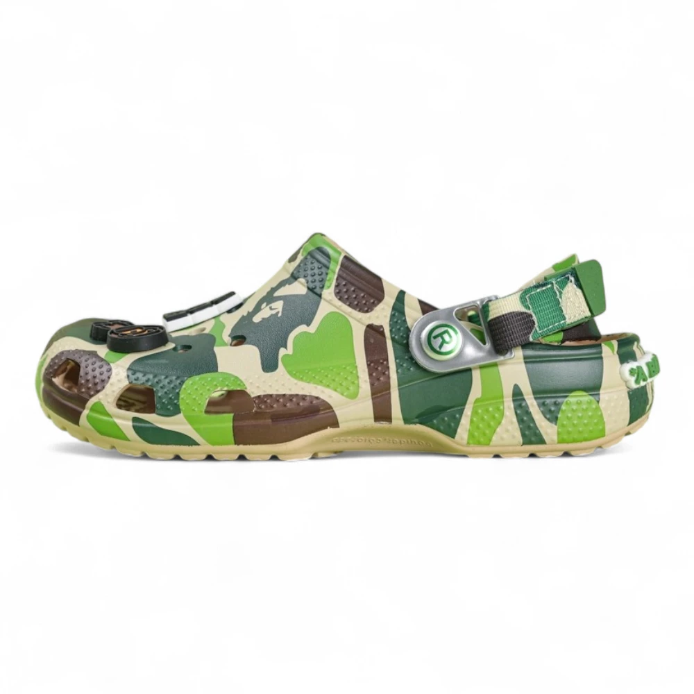 BAPE x Crx Classic Clog “ABC Camo Green”