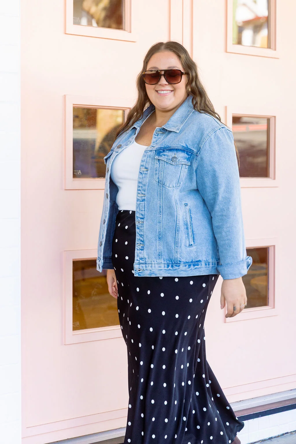 Hayden Denim Jacket in Light Blue Wash