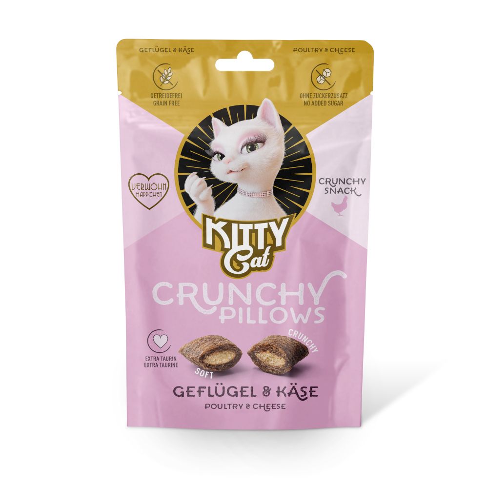 KITTY Cat Crunchy Pillows Poultry & Cheese