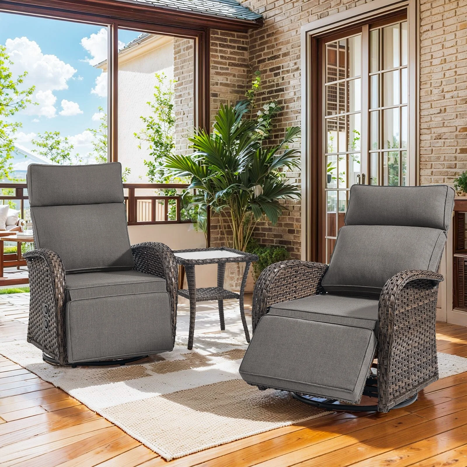 Pocassy Versatile Outdoor Recliner Chair