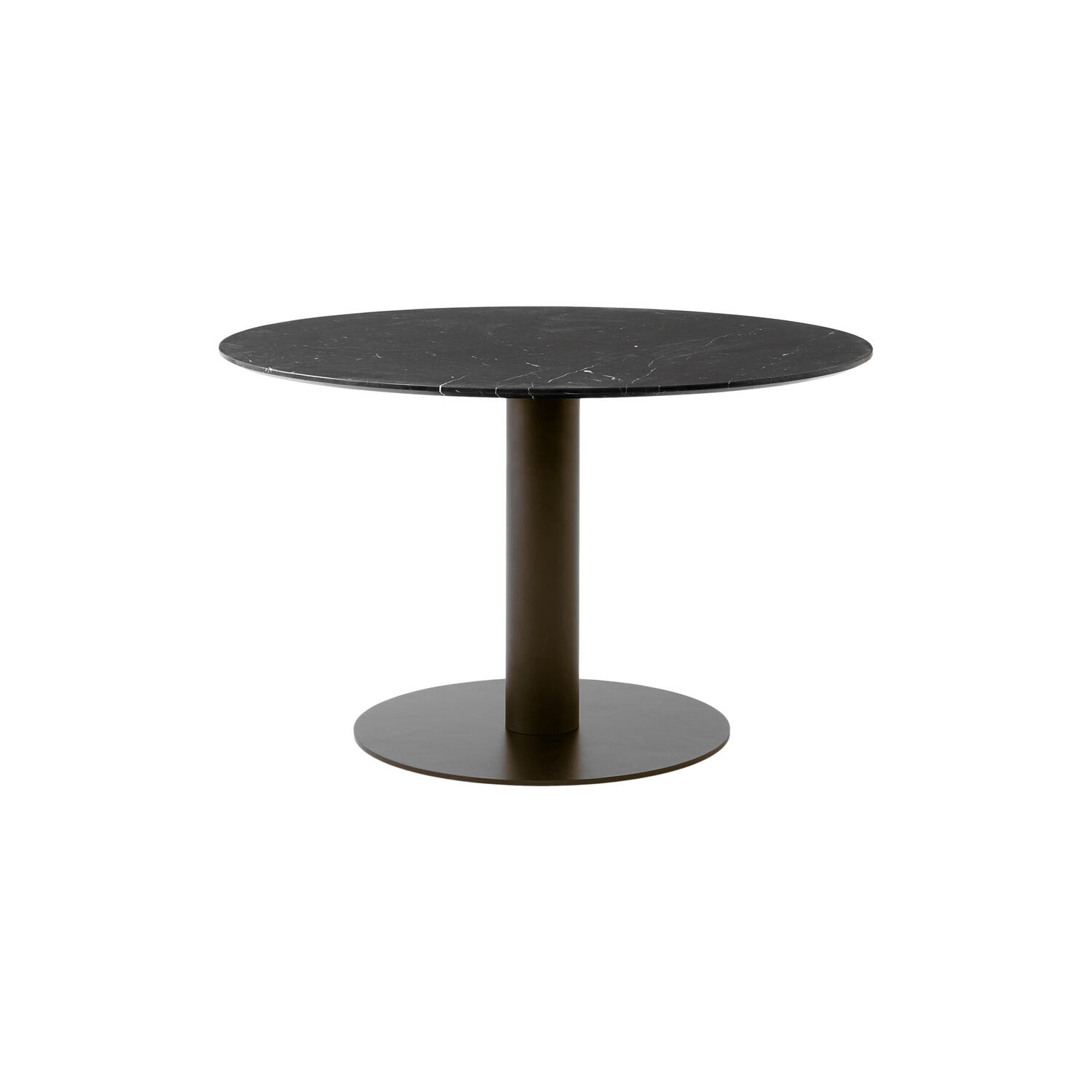 In Between SK19 spisebord, Nero Marquina/bronzed