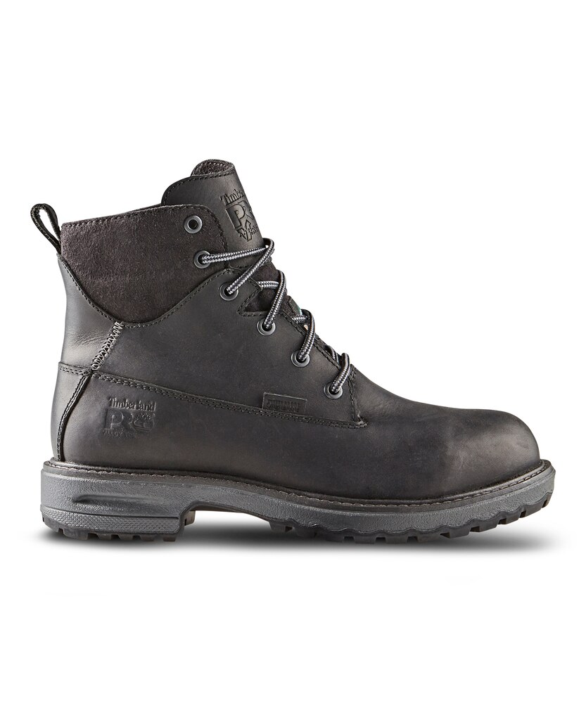 Timberland PRO Women's Hightower 6 Inch Aluminum Toe Steel Plate Work Boots - Black