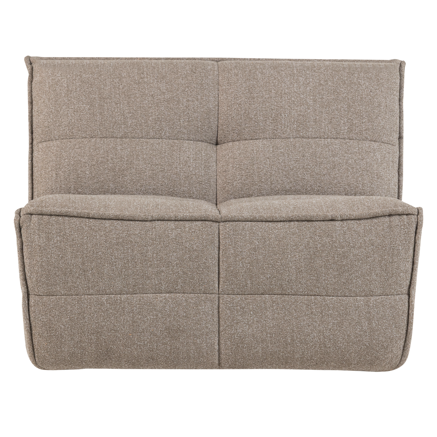 vtwonen 1-zits element Cluster - Bouclé - Khaki Bruin - 82x105x93