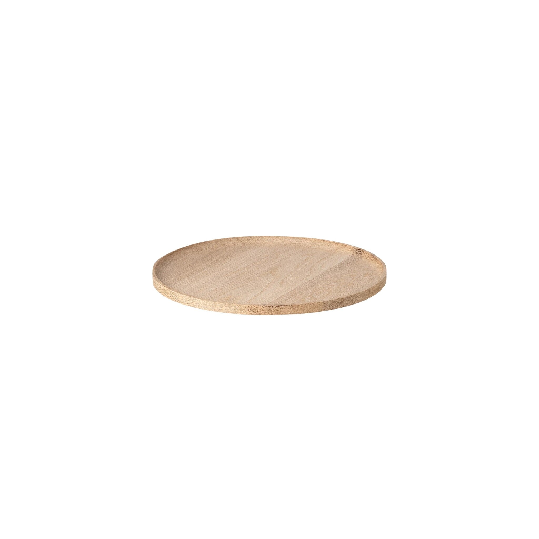 Oku Ronde Tray   Dienblad Oak   Bruin   Hout