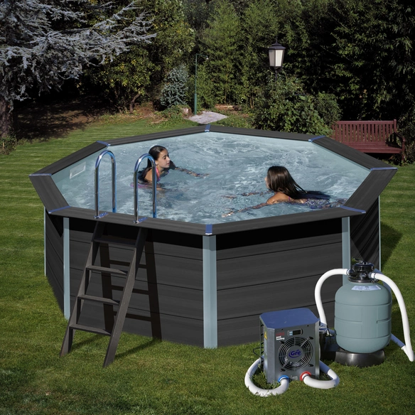 Wärmepumpe, max. Heizleistung: 2500 W, für Pools bis: 20 m³