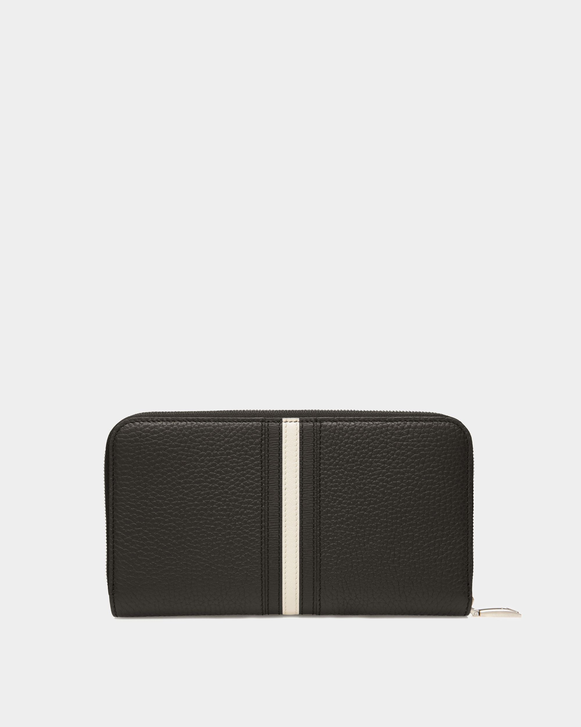 Ribbon Geldbörse Aus Leder In Schwarz
