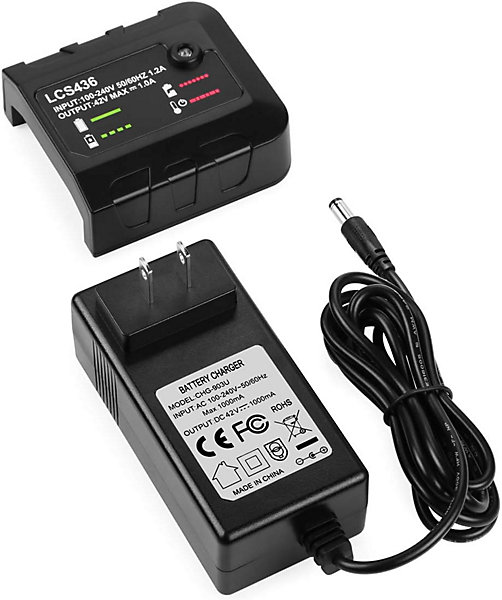 Convient au chargeur de batterie Black&Decker 40V LBXR36 LBX2040