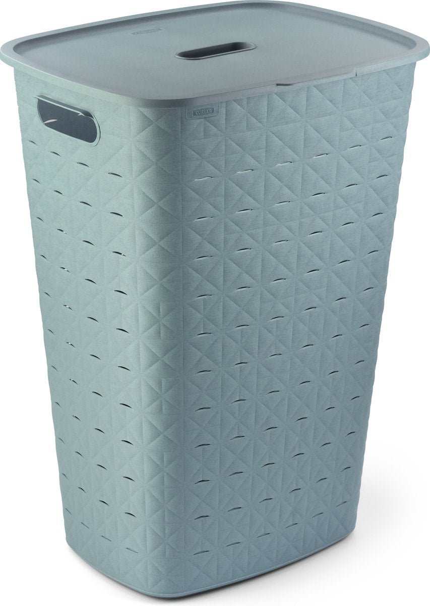 Curver Softex Wasbox - 56L - 43,8x34x59,9cm - Blauw
