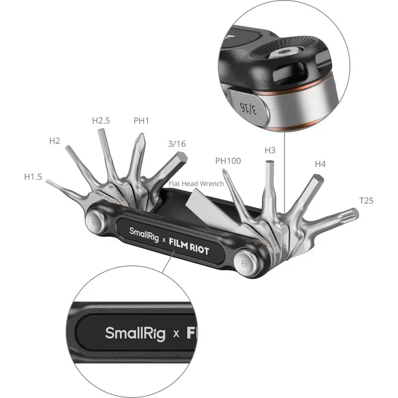 Sechskantschlüssel 10-teilig SmallRig