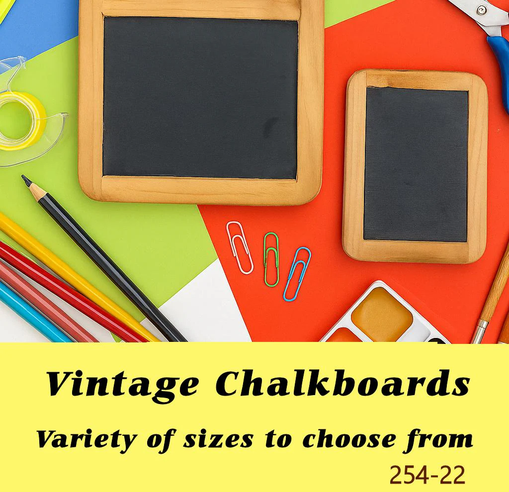 Vintage Double-Sided Slate Chalkboard – Made in Portugal (1960s)