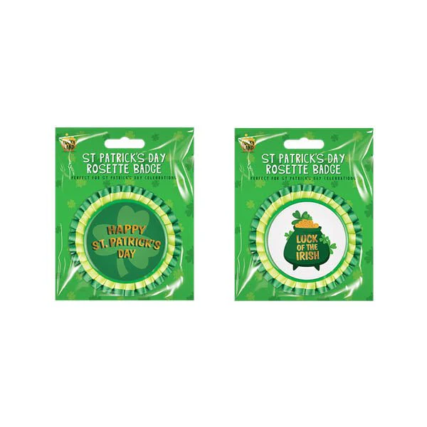 Lucky Land St Pats. Day Rosette Badge