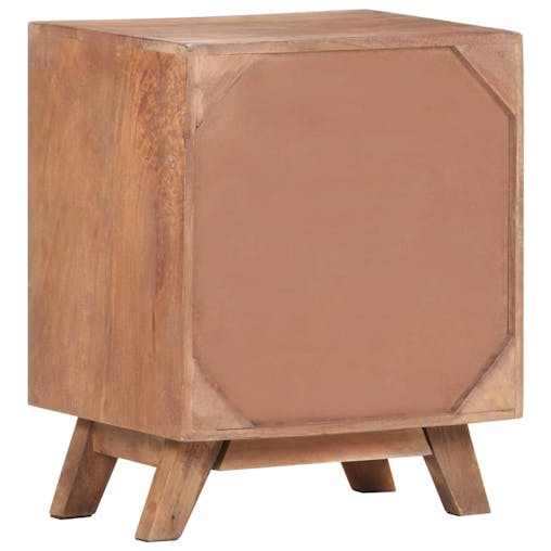 NNEVL Bedside Cabinet 40x30x50 cm Solid Mango Wood