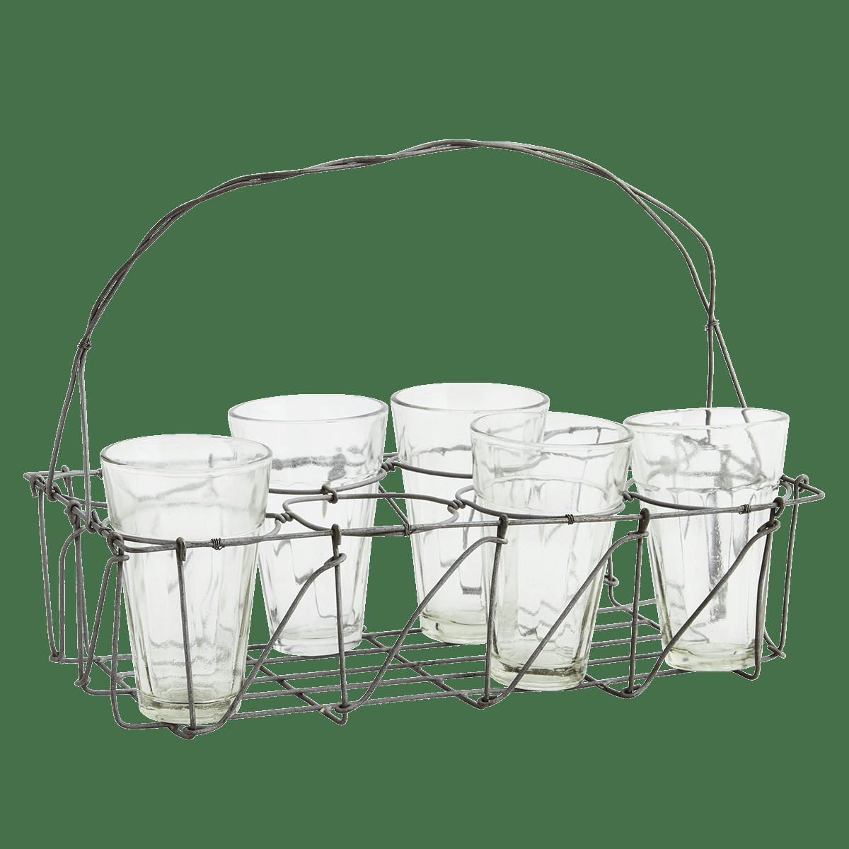 - Verre à boire transparent 6.5x10.5cm 15 cl