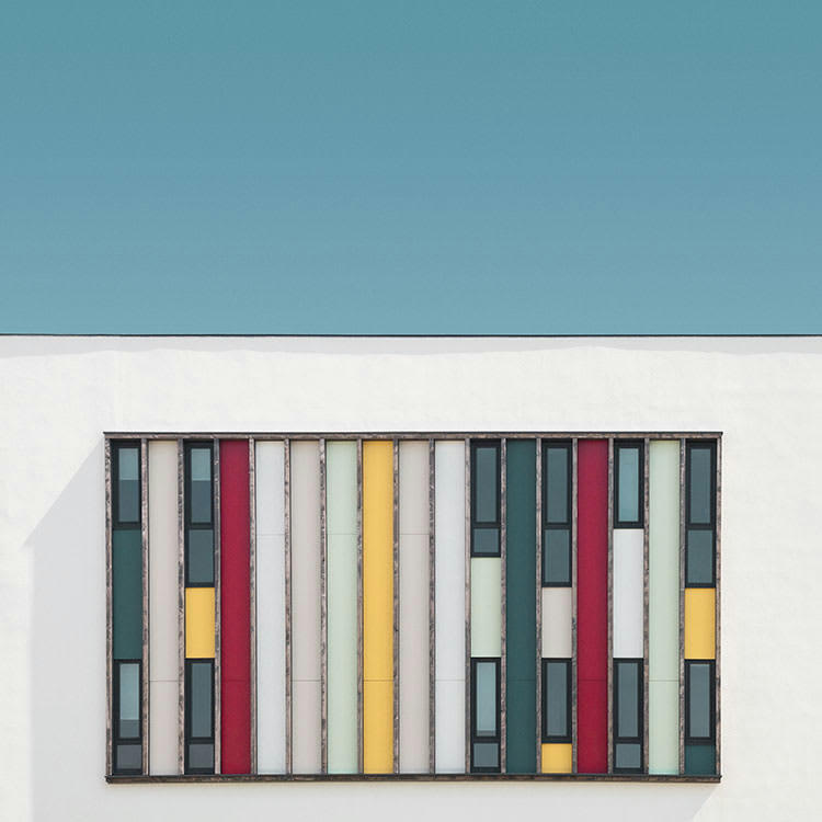 NUANCIER - Photographie d'art de Nicolas Rottiers 80x80 cm sur alu