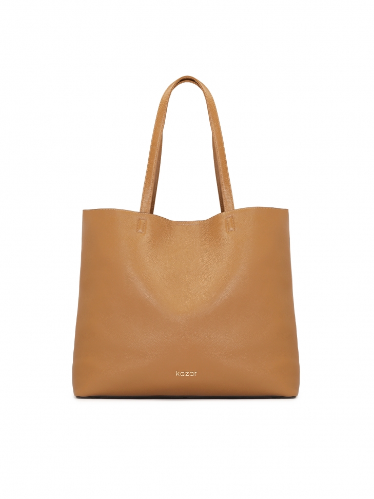 Large light brown shoulder bag