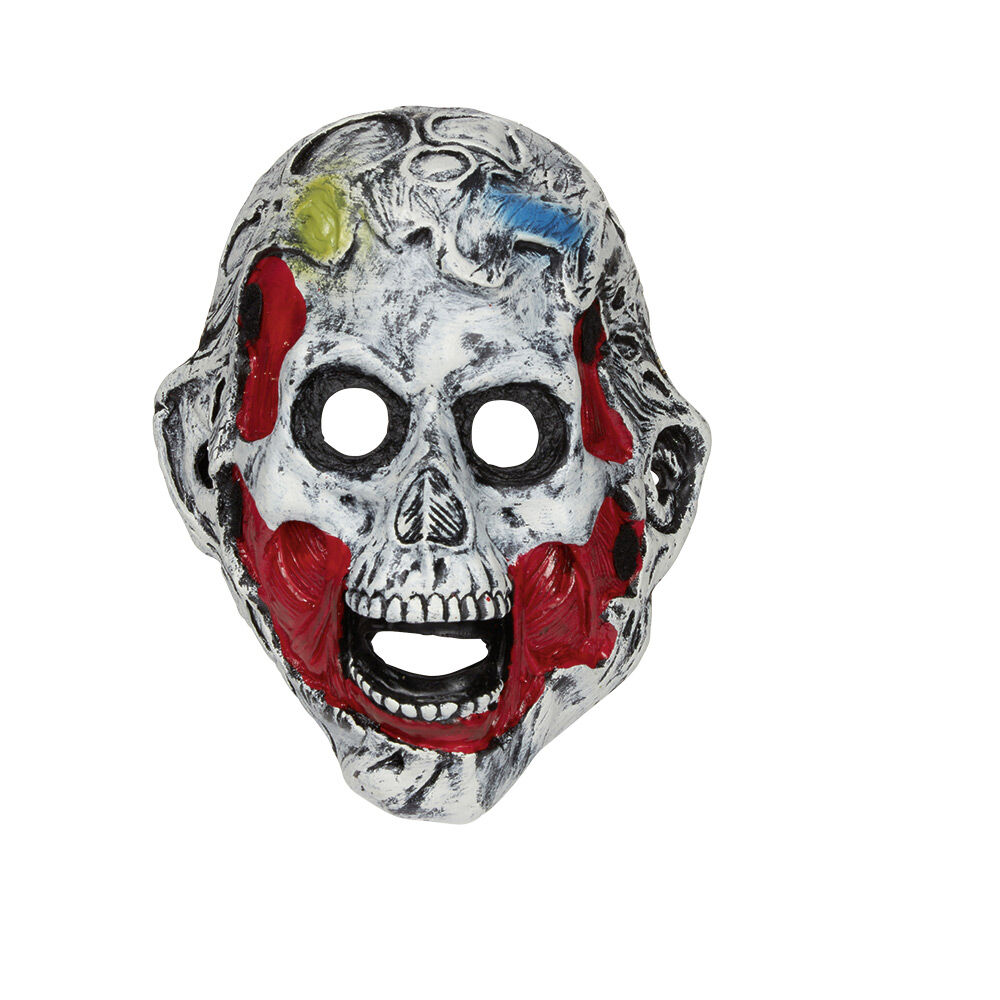 Masque adulte Halloween clown terrifiant 2 faces