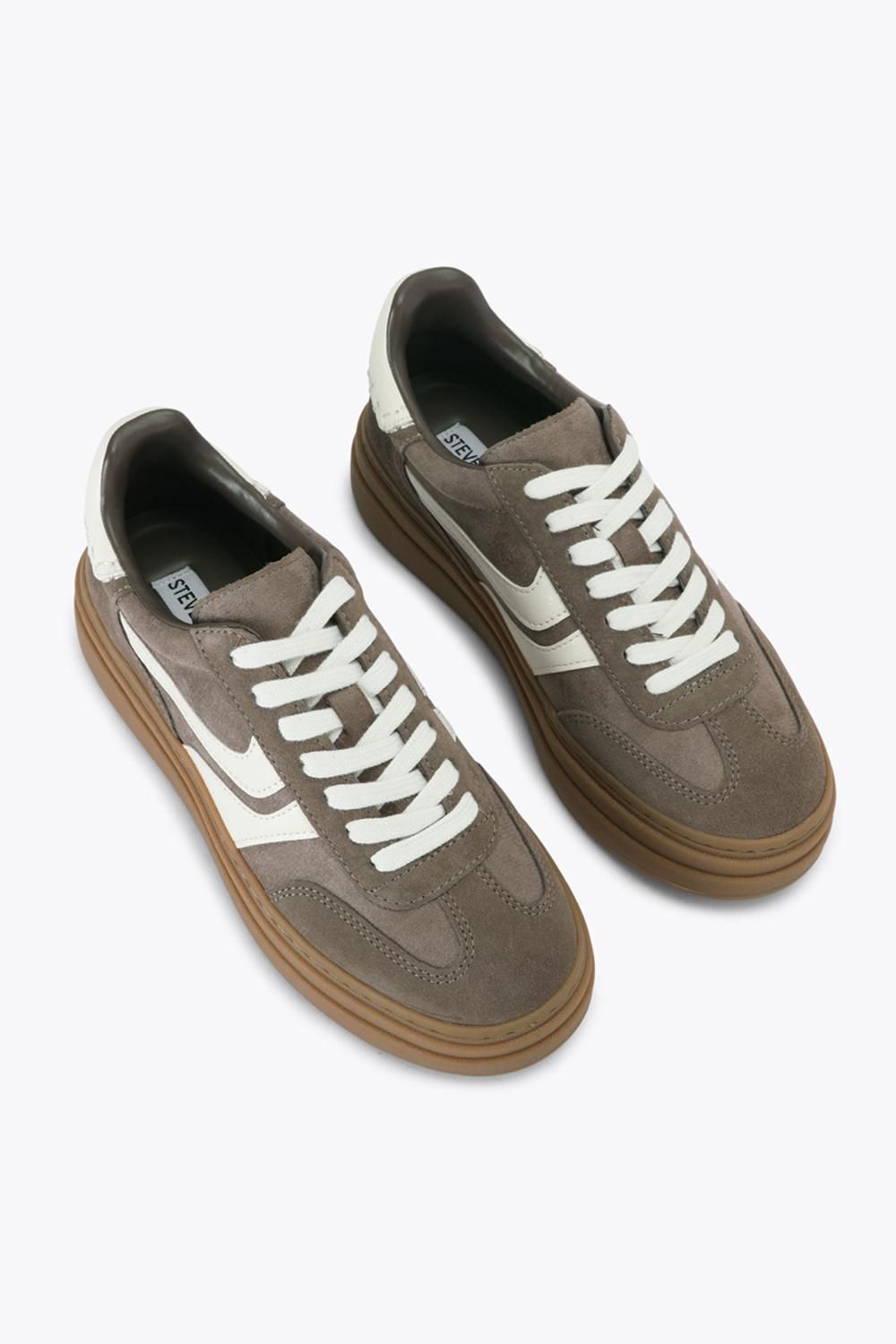 STEVE MADDEN Dodge Taupe' Suede Trainers