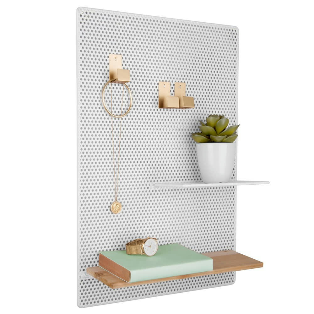 PERKY MESH - Panneau perforé en métal blanc