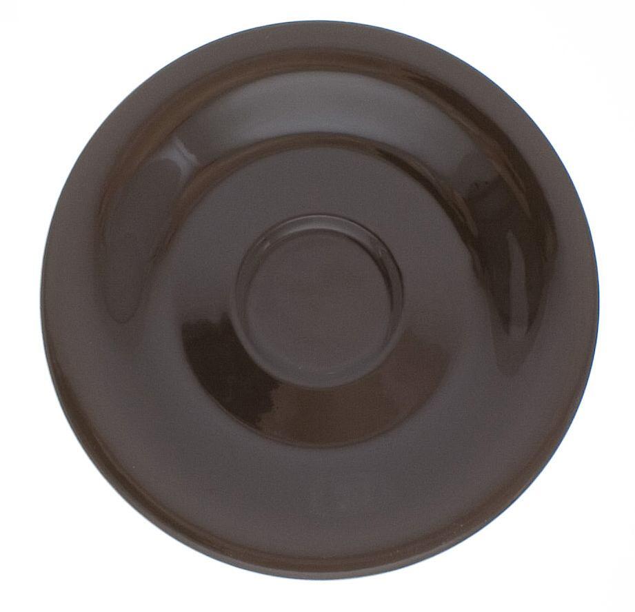 Kahla Pronto Untertasse 12 cm in chocolate brown