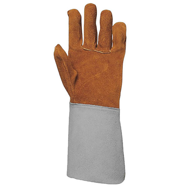 Gant de protection cuir anti-chaleur Coverguard EUROWELD 250 (lot de 10 paires) Blanc / Orange 11