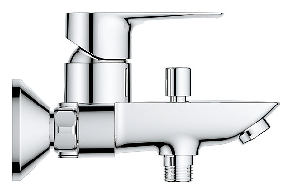 Mitigeur bain/douche 2 trous Grohe StartLoop en laiton coloris chromé entraxe 150 mm