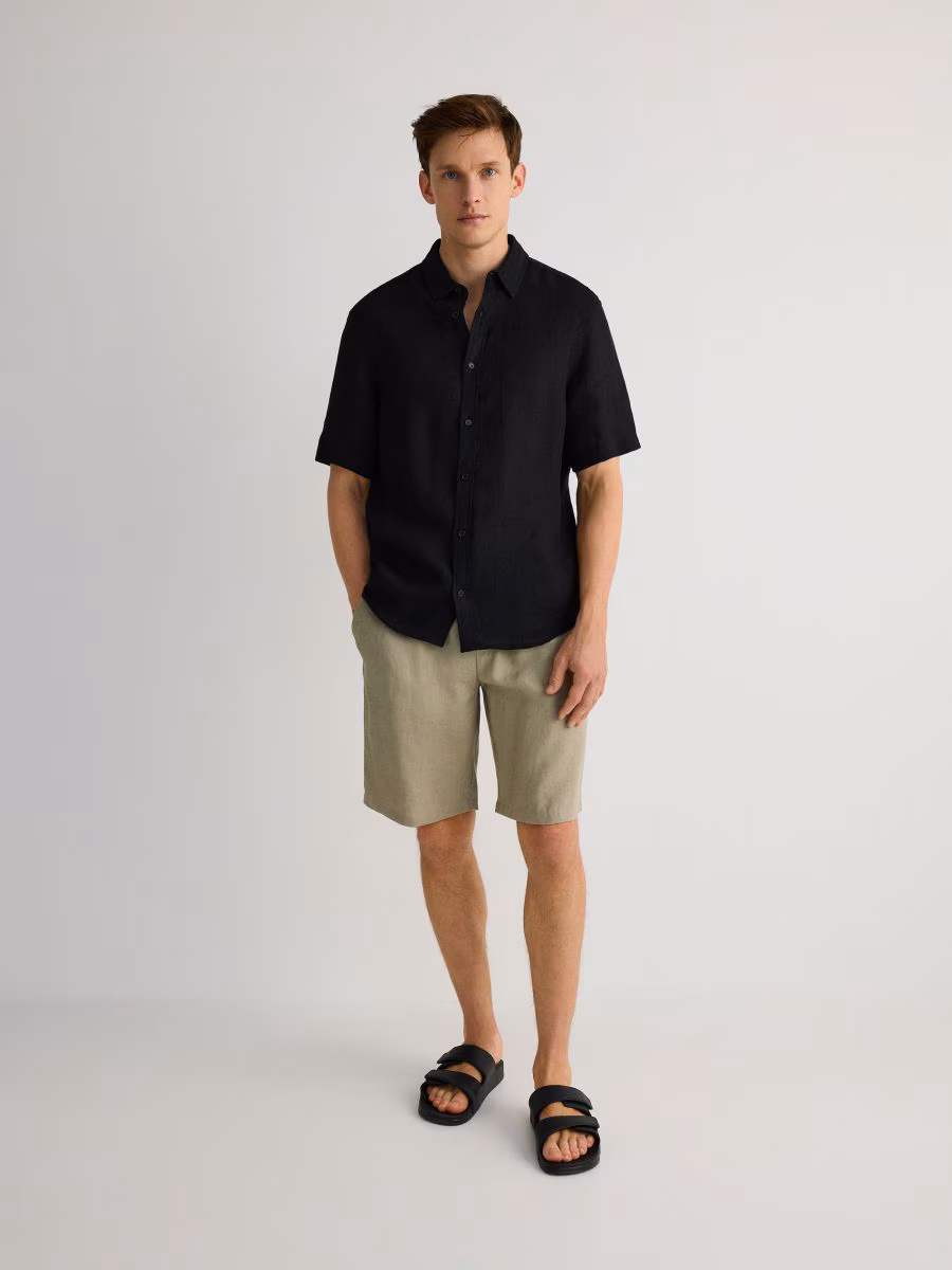 Comfort Fit Linen Shirt