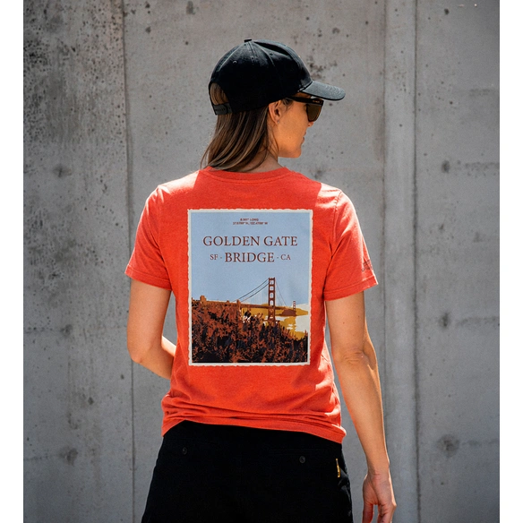 T-Shirt, Gr. XL, gebranntes Ocker meliert