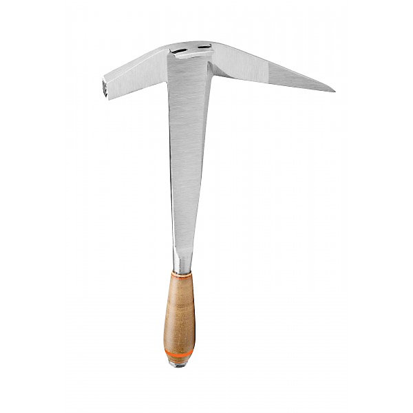 Marteau de couvreur droitier EDMA modèle français 38155 - forgé main, manche cuir