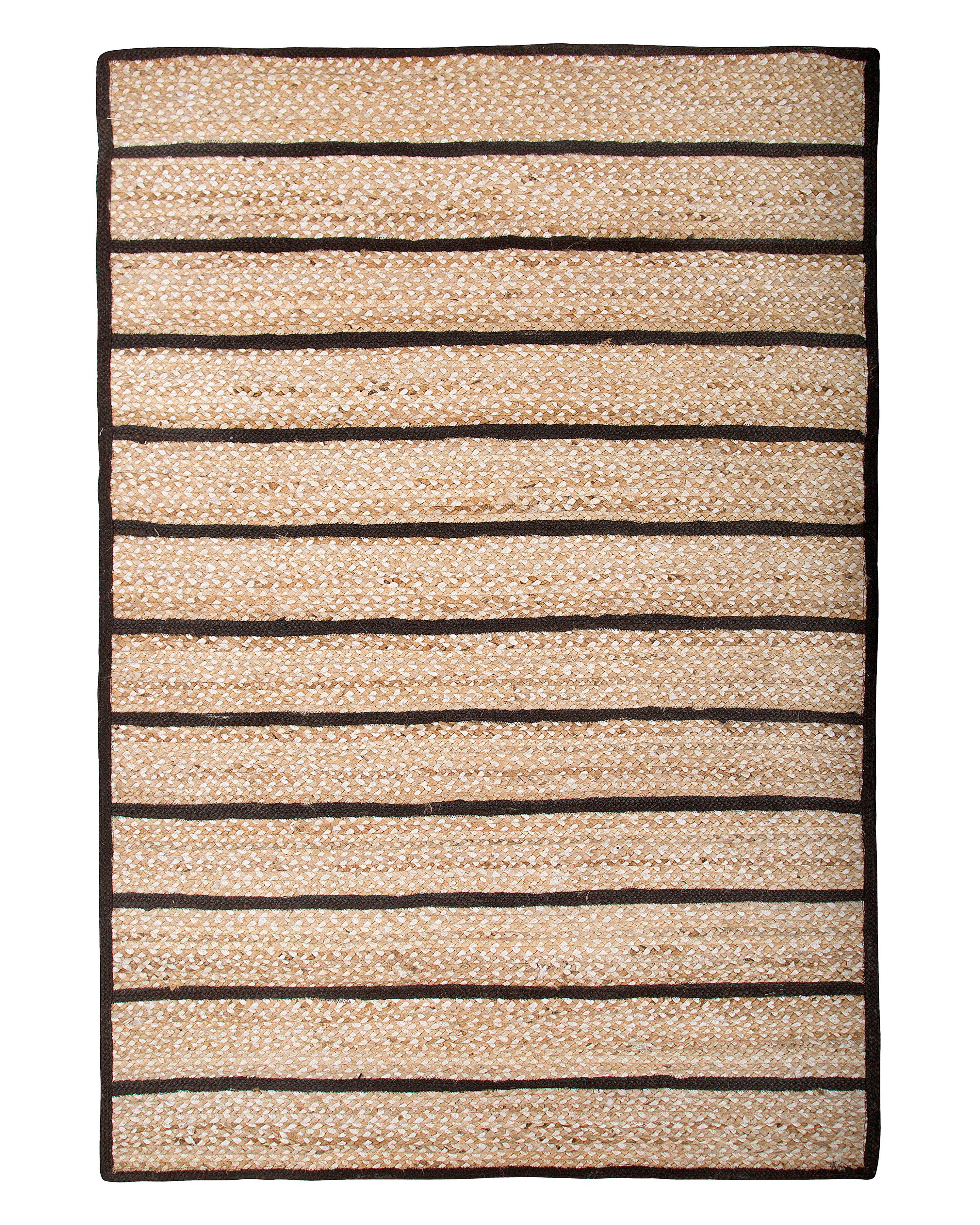 Rug KARADONA Beige 140 x 200 cm Jute