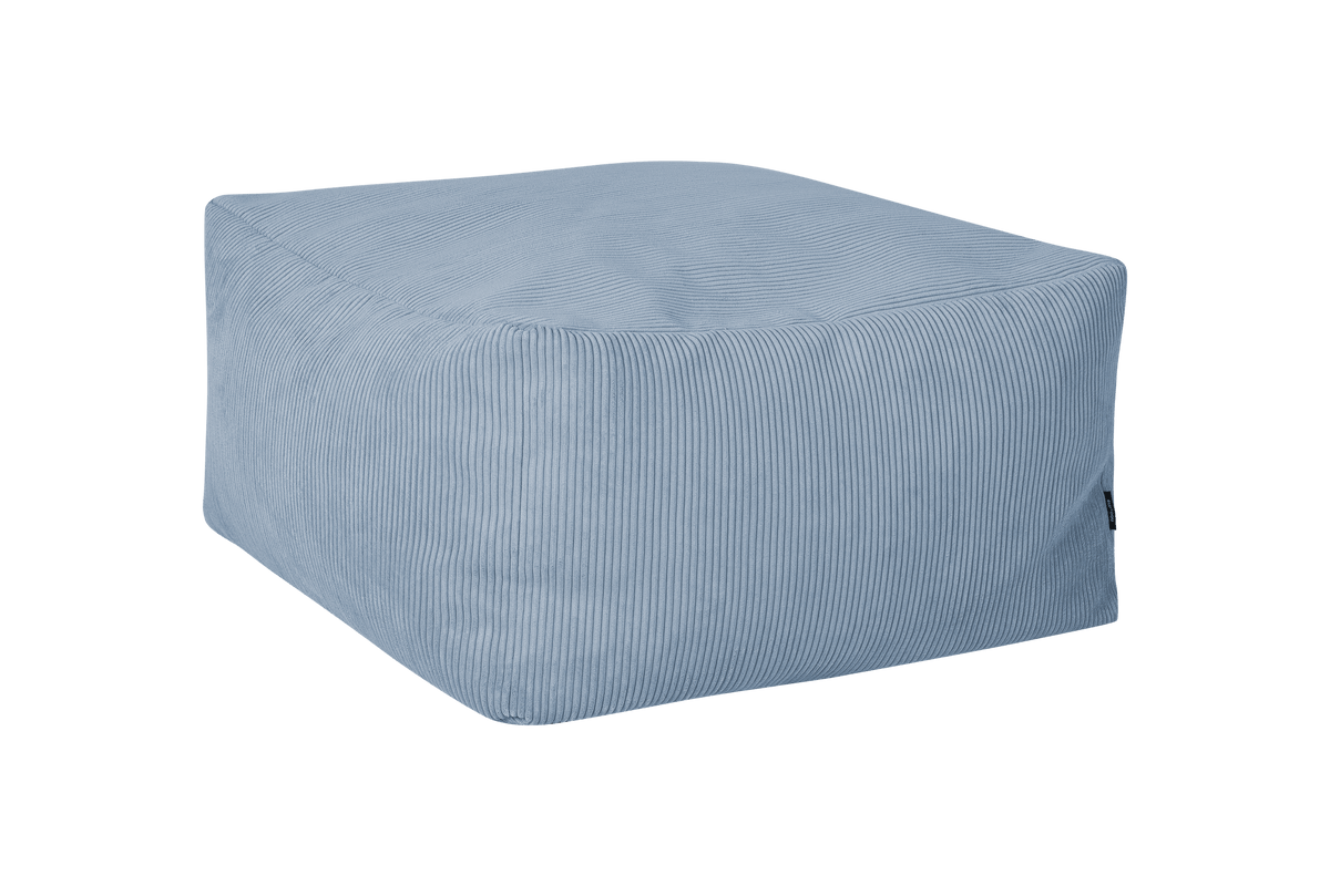 noo.ma Keno Pouf babyblauw corduroy wol 50–70 cm