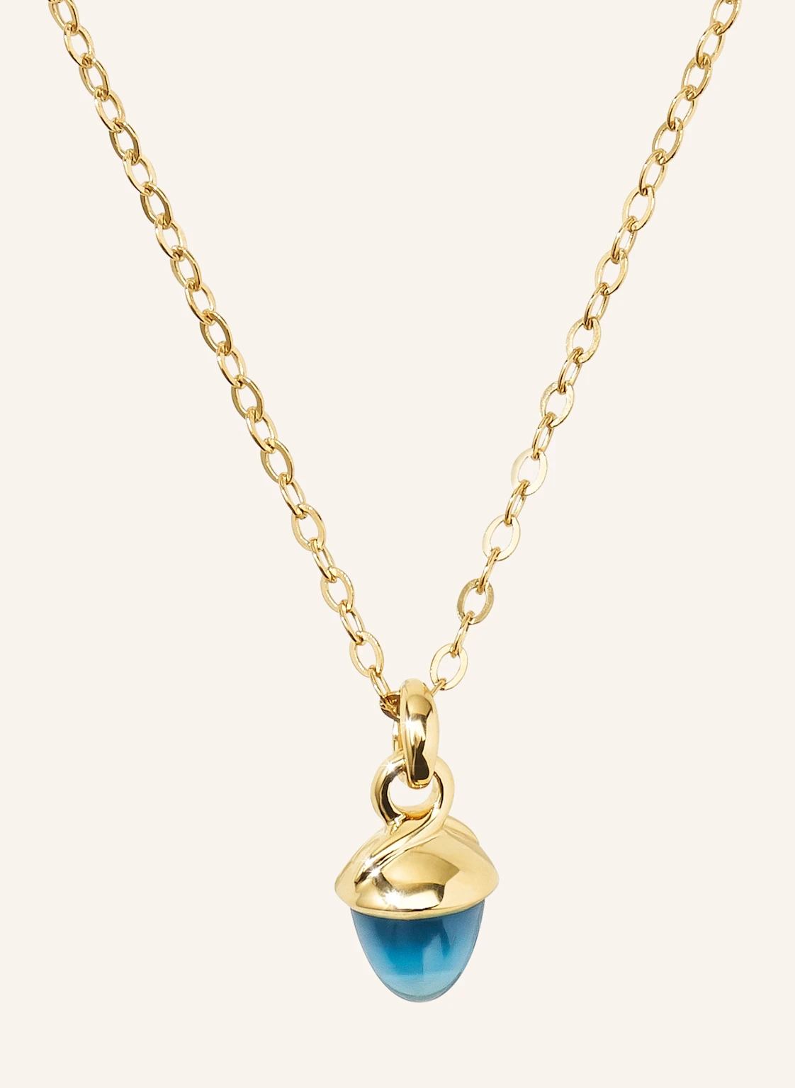TAMARA COMOLLI Halskette NECKLACE 'MYMIKADO' WITH SWISS TOPAZ aus 18 Karat Gelbgold mit Swiss Topas