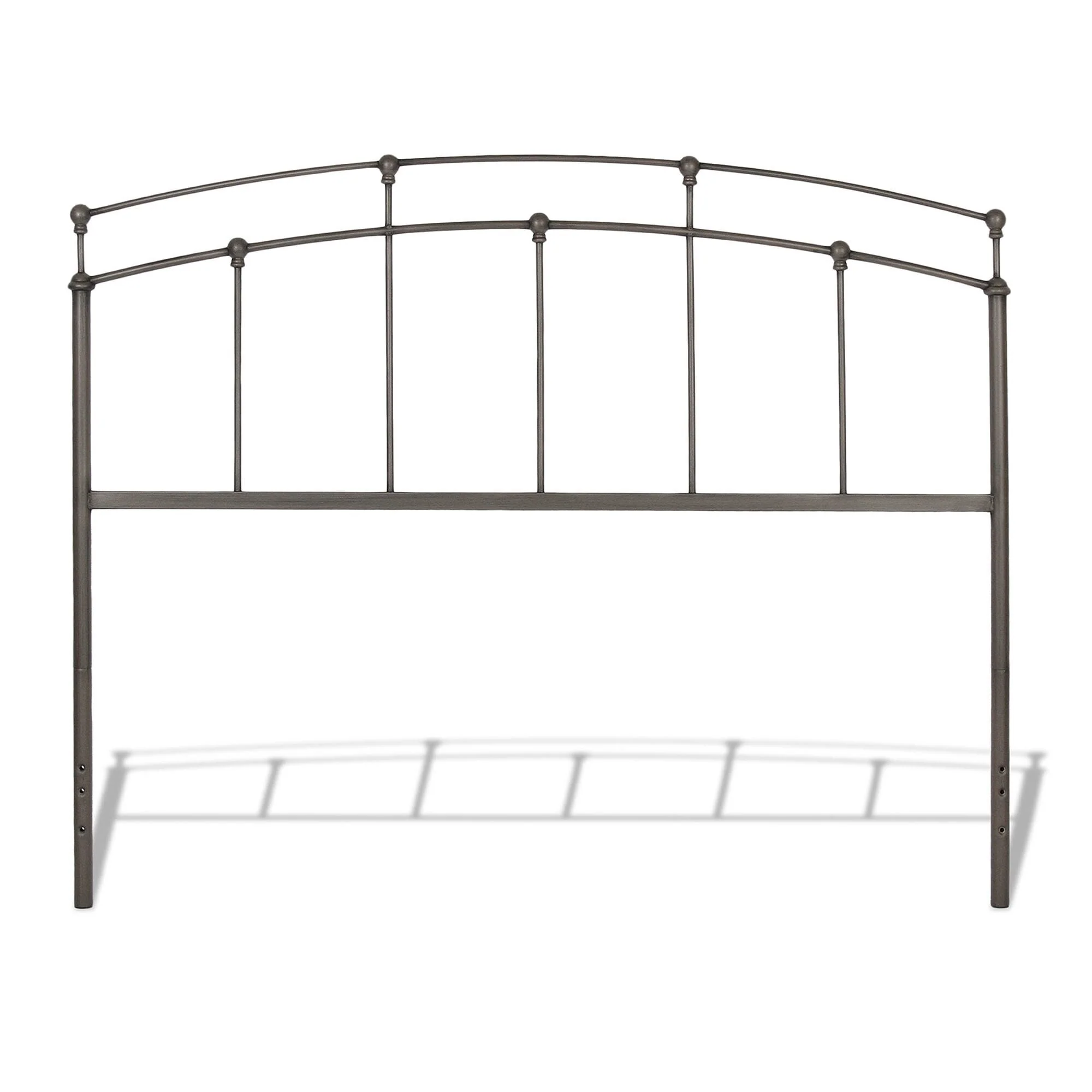 Copper Grove Coltsfoot Metal Headboard in Black Walnut