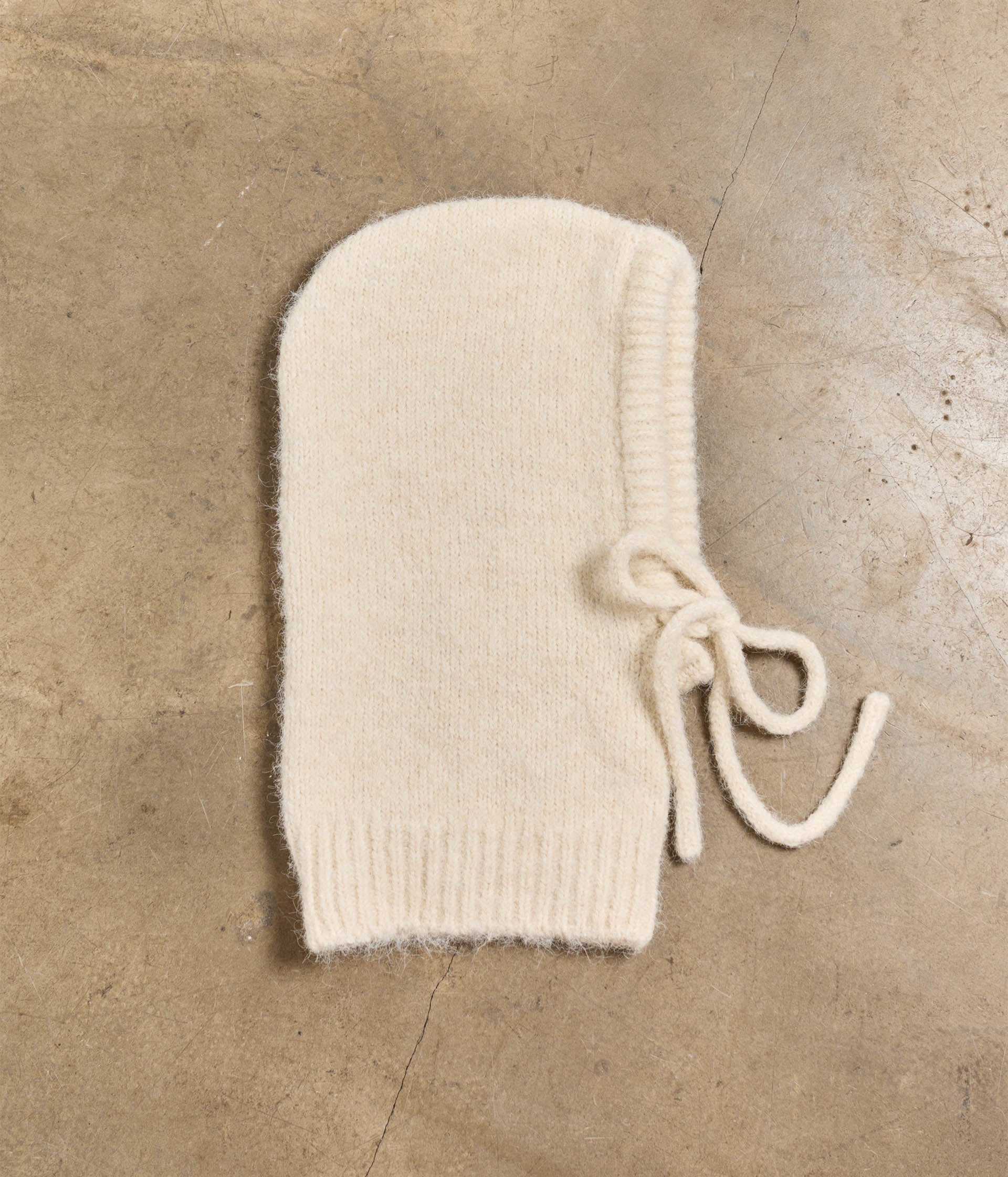 Cagoule tricot blanche Samy