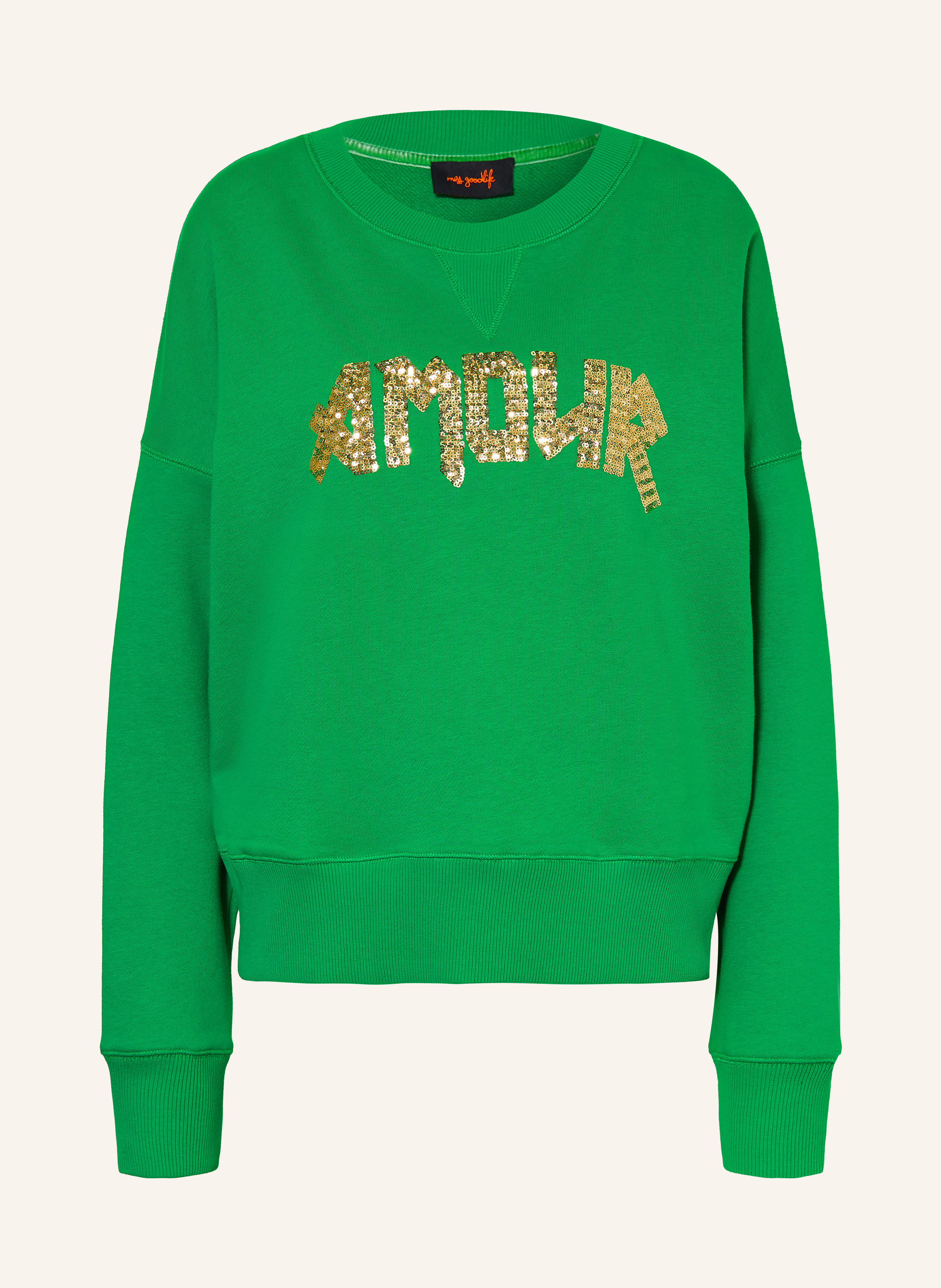 miss goodlife Sweatshirt mit Pailletten