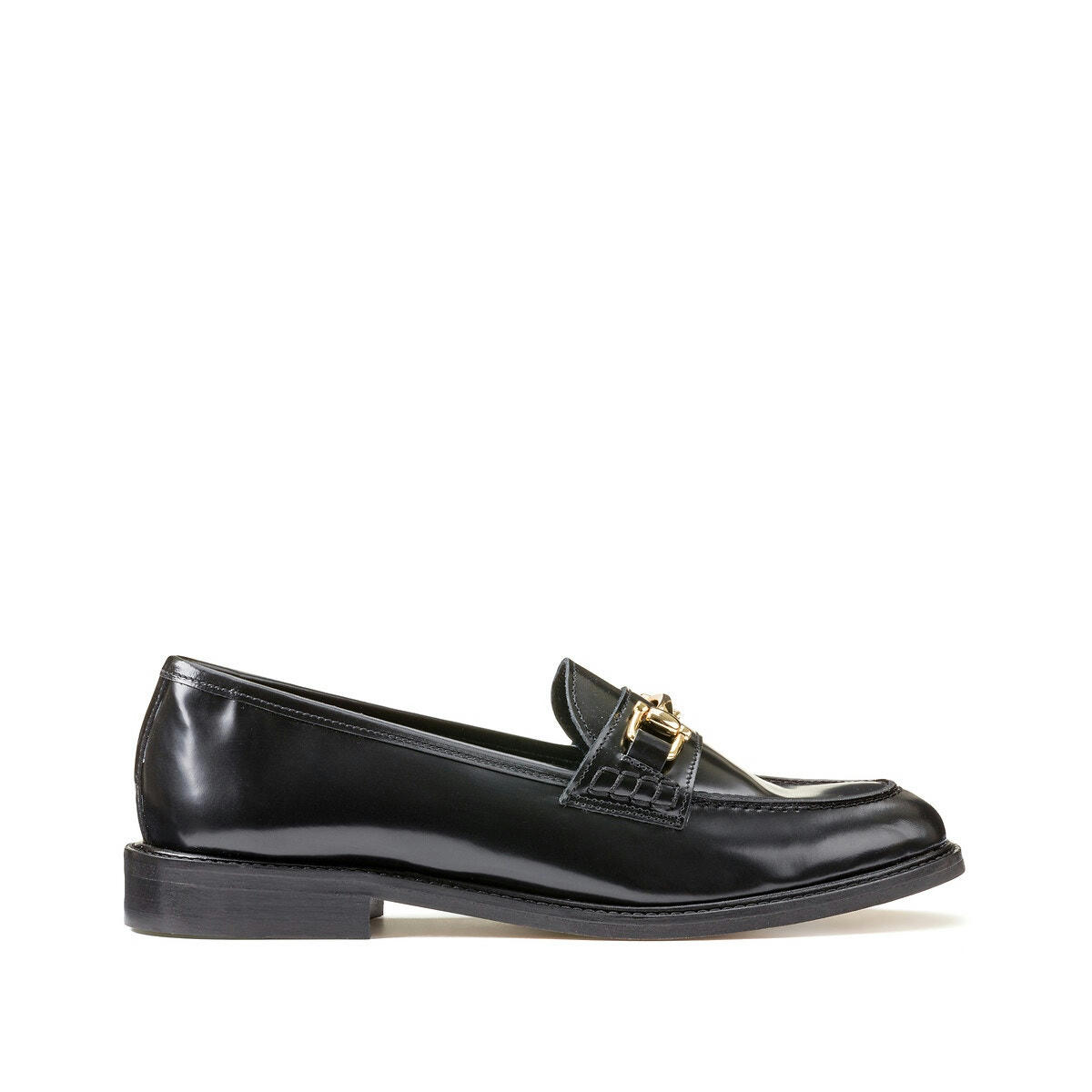 Mocassins Signature en cuir, avec morsetti