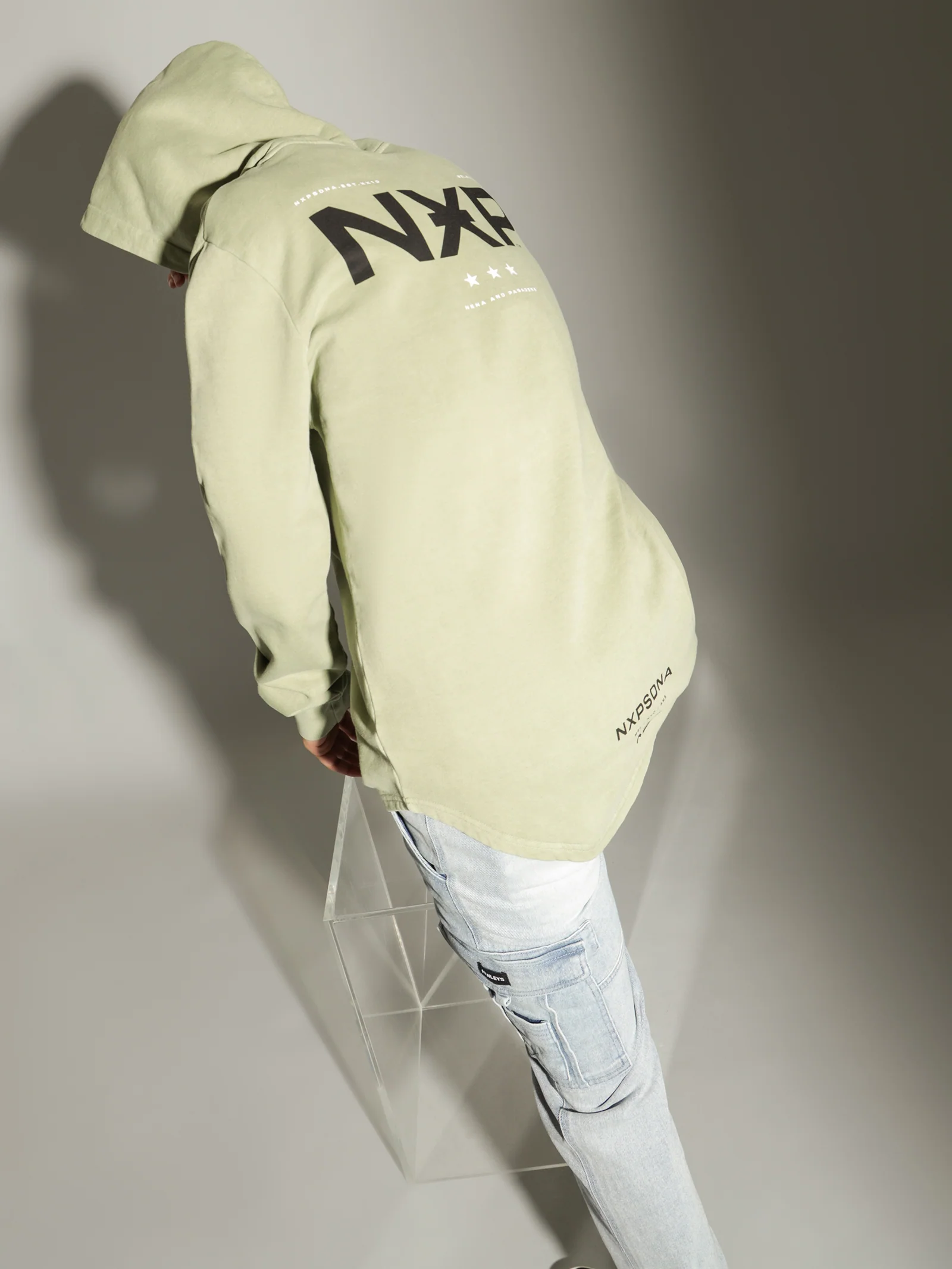 Nosebleeds Hooded Dual Curved Sweater