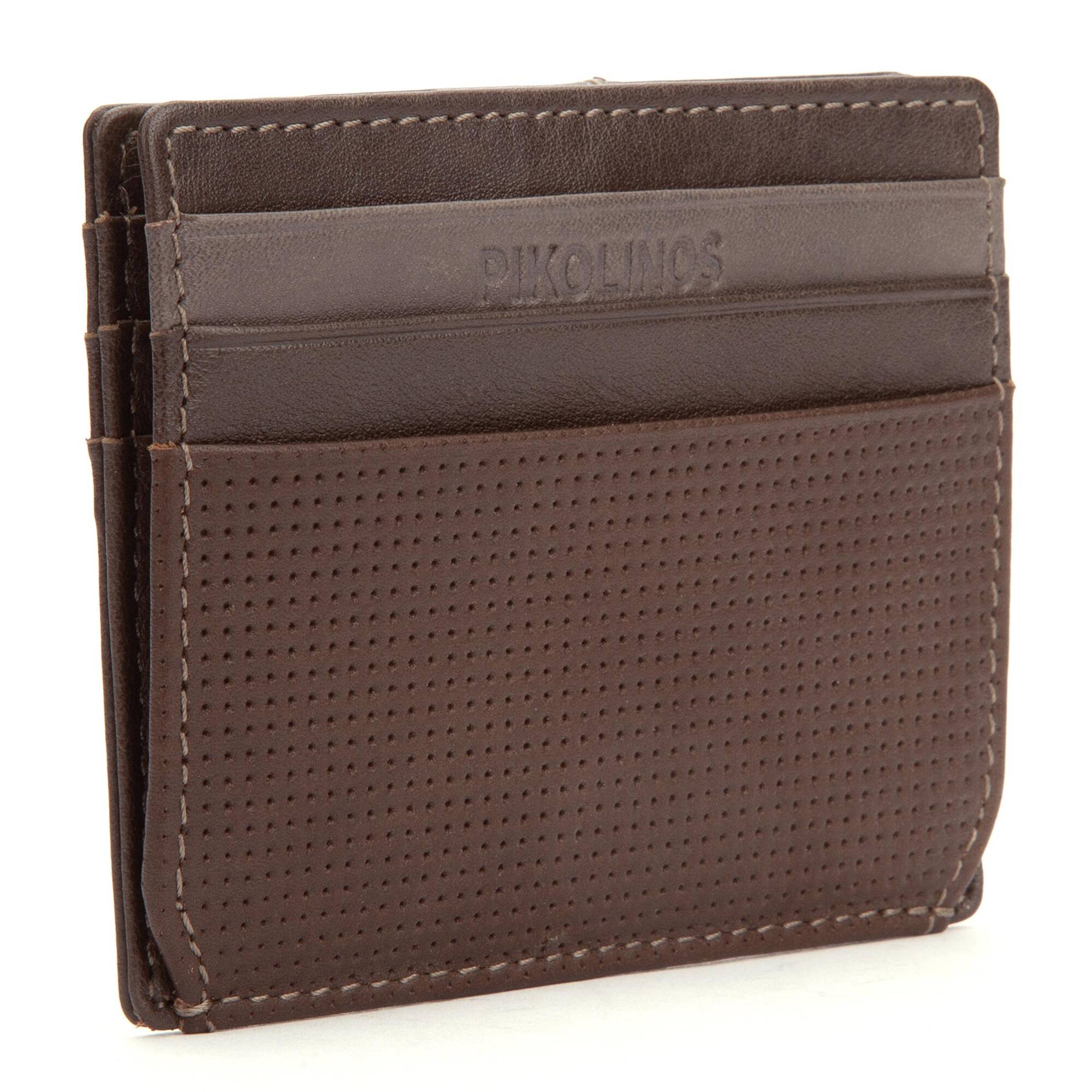 PALOMARES - Tarjetero de piel para hombre