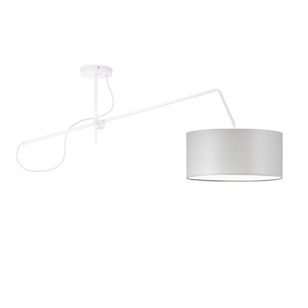 Lampa sufitowa RIO Biały - Jasny Szary