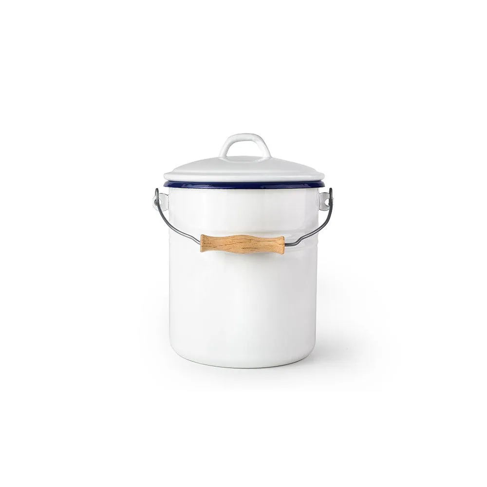 Ibili Vintage compost bucket with lid 6L