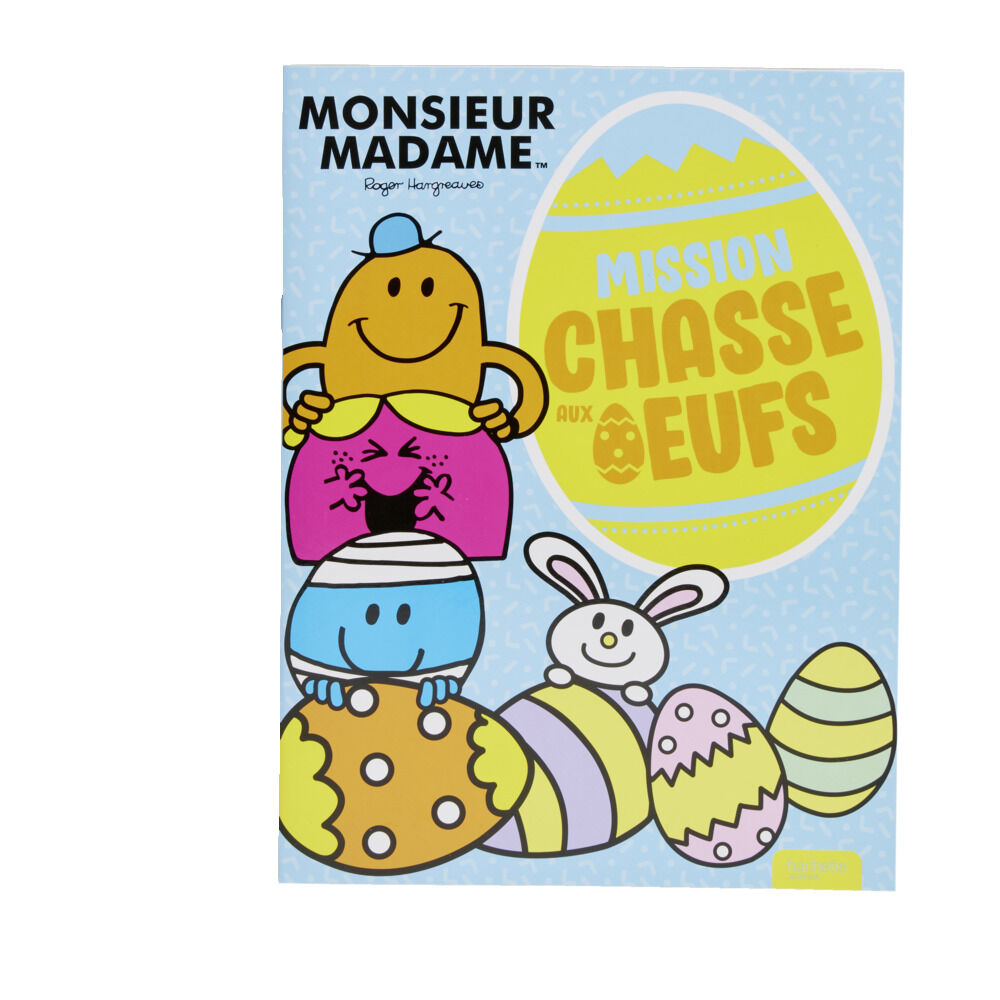 Livre d'activités Monsieur Madame Mission chasse aux oeufs 20 pages