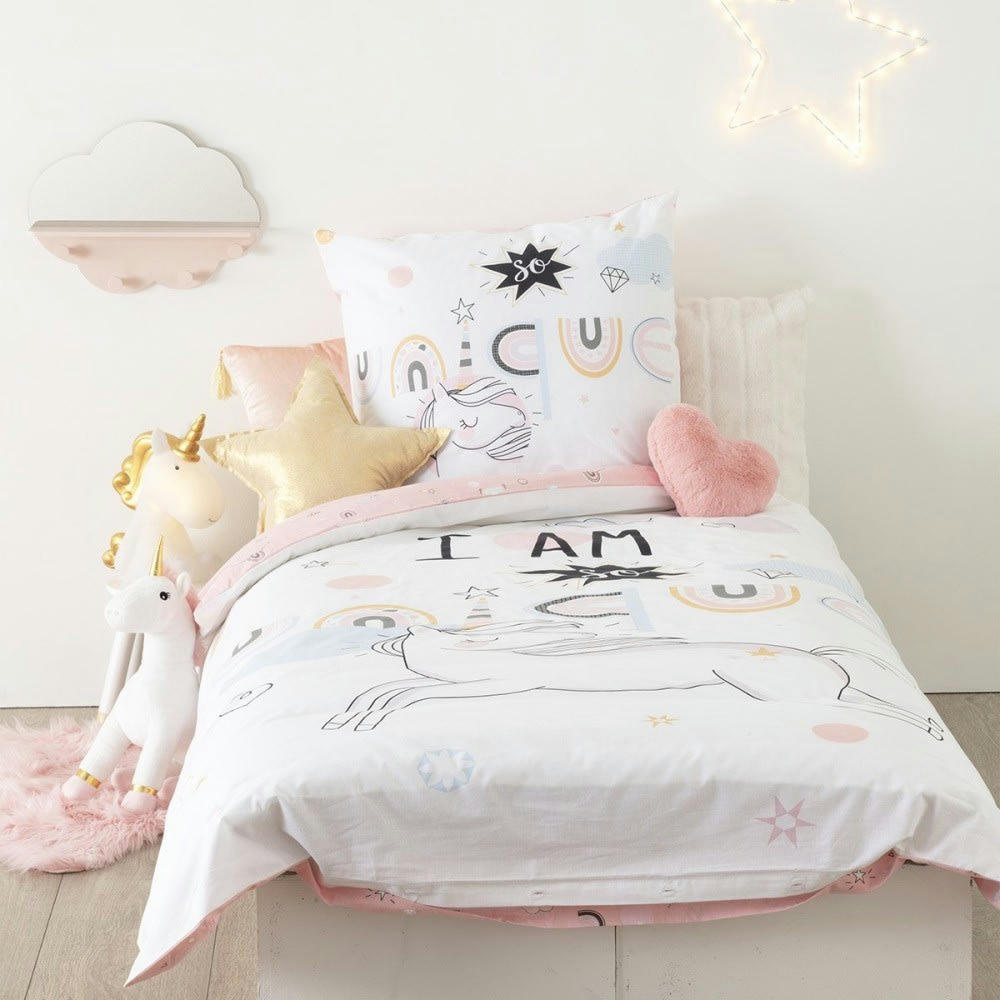 LICORNE - Housse de couette enfant 140x200 + taie