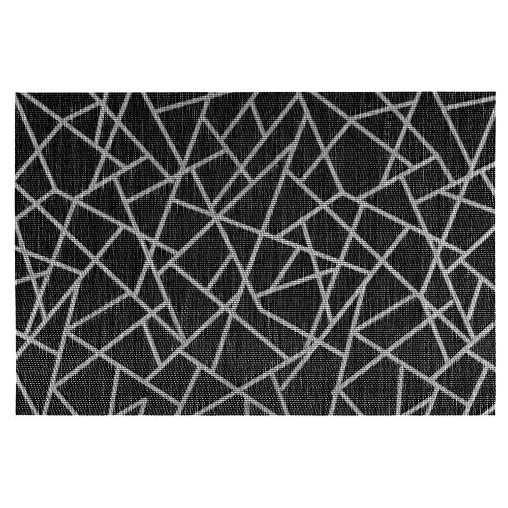 Individual de mesa preto craquelle