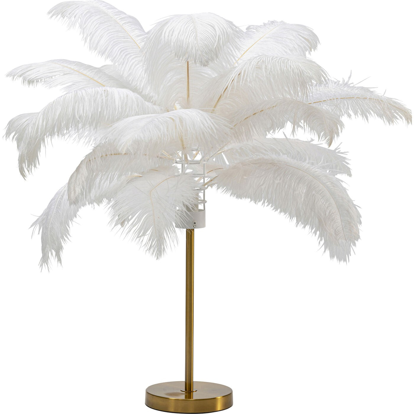 Kare Design Tafellamp - veren - wit