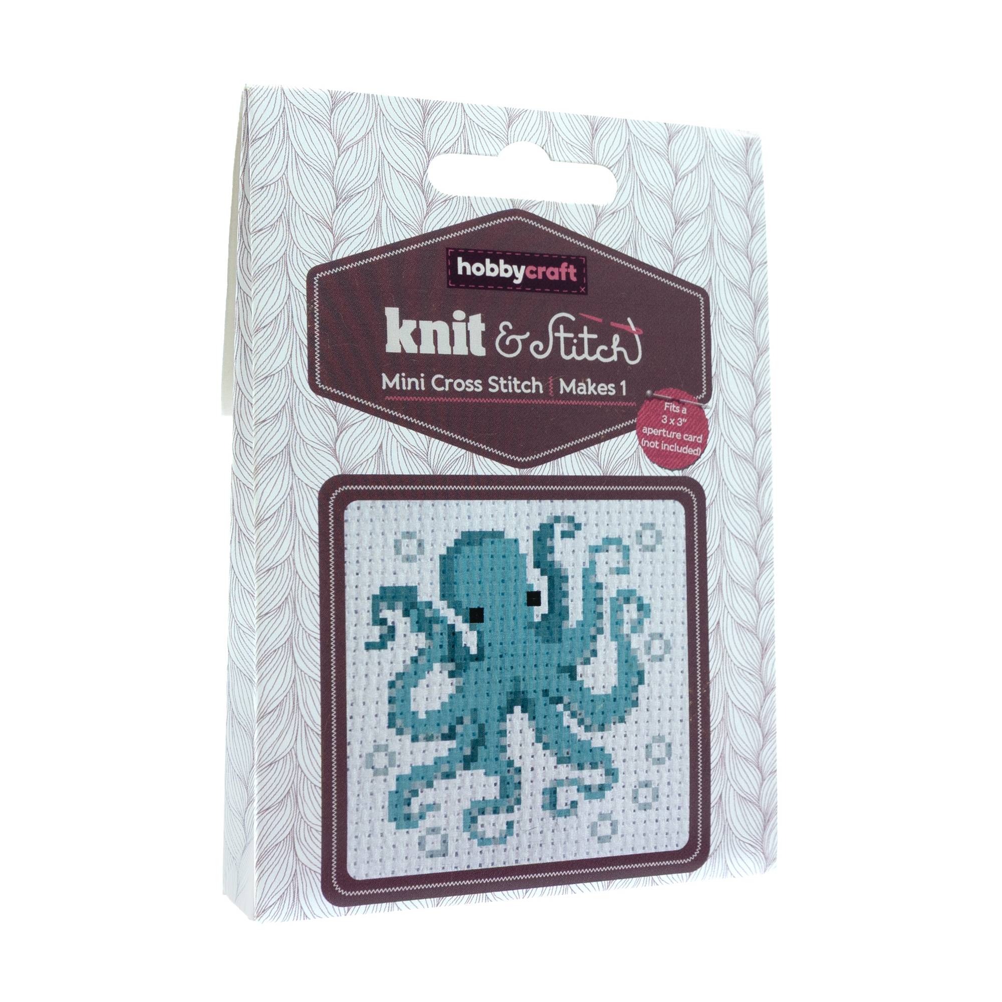 Mini Octopus Cross Stitch Kit