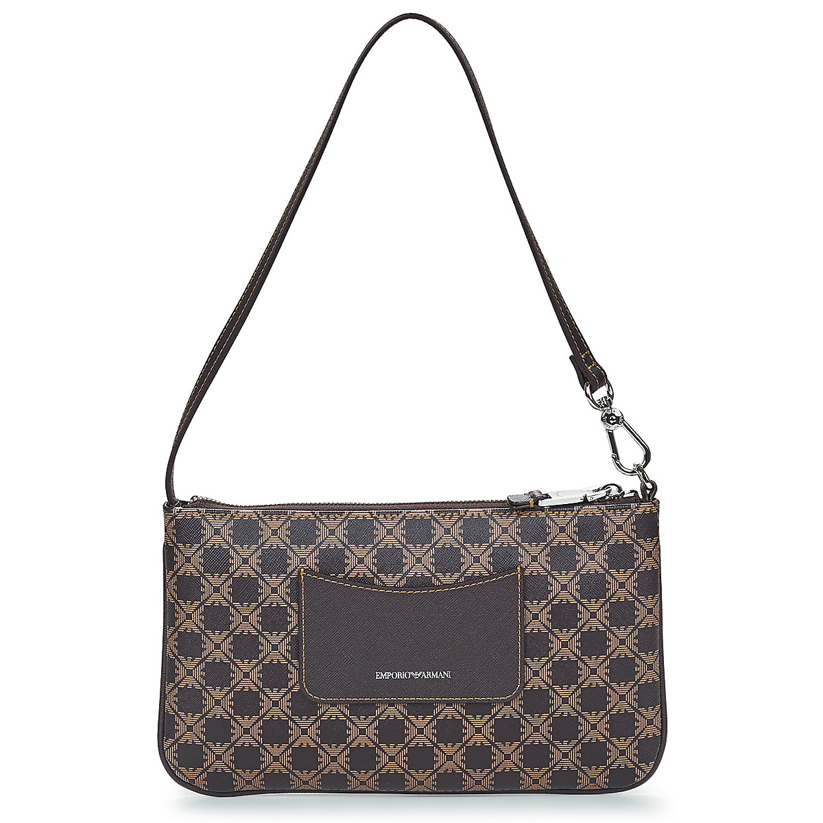 Emporio Armani - POUCH ALLOVER FANCY - Brown / Camel