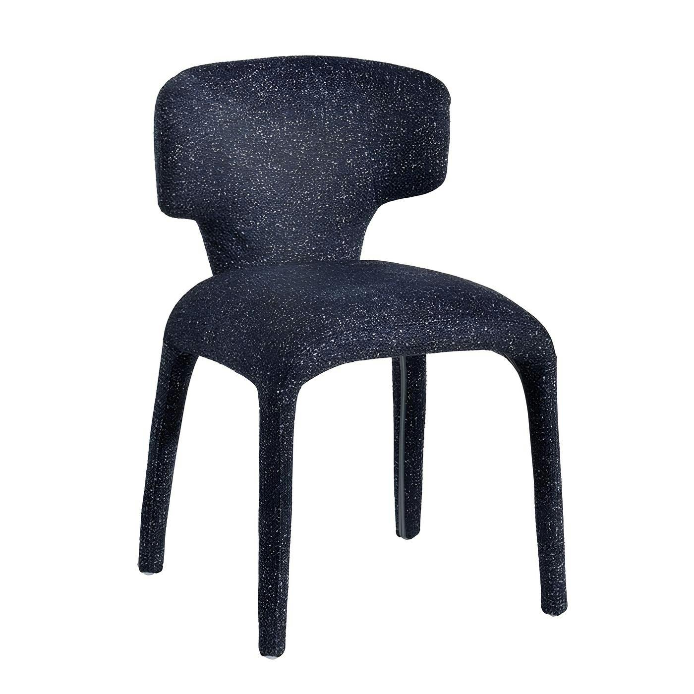 Chaise de salle à manger design bleue (lot de 2) TULSA